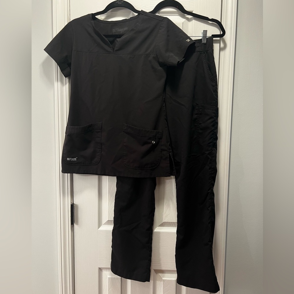 Black Greys Anatomy Scrub set
